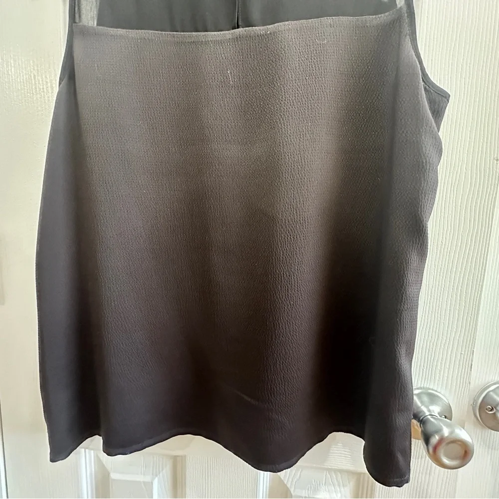 Michael Kors Black Ostrich Feather Sleeveless Blouse NWOT - Picture 9 of 10